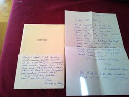 Ernst Hess Zum 60. Geburtstag Buch signiert Elisabeth Hess
