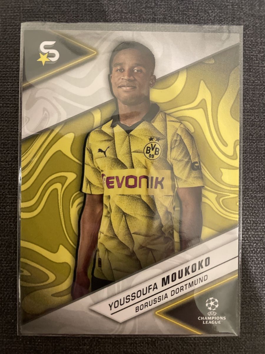 Topps Carte collezionabili: Topps Youssoufa Moukoko Borussia Dortmund – Nuovo (secondo la descrizione) da Burgdorf venduto da Sports_Cards_3400