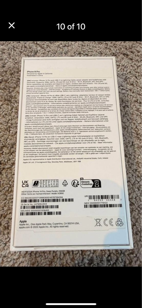Apple Telefoni cellulari / Smartphones: iPhone 14 Pro 500GB + Accesories - Excellent Value! – Usato da Büren an der Aare venduto da bradlee512 9