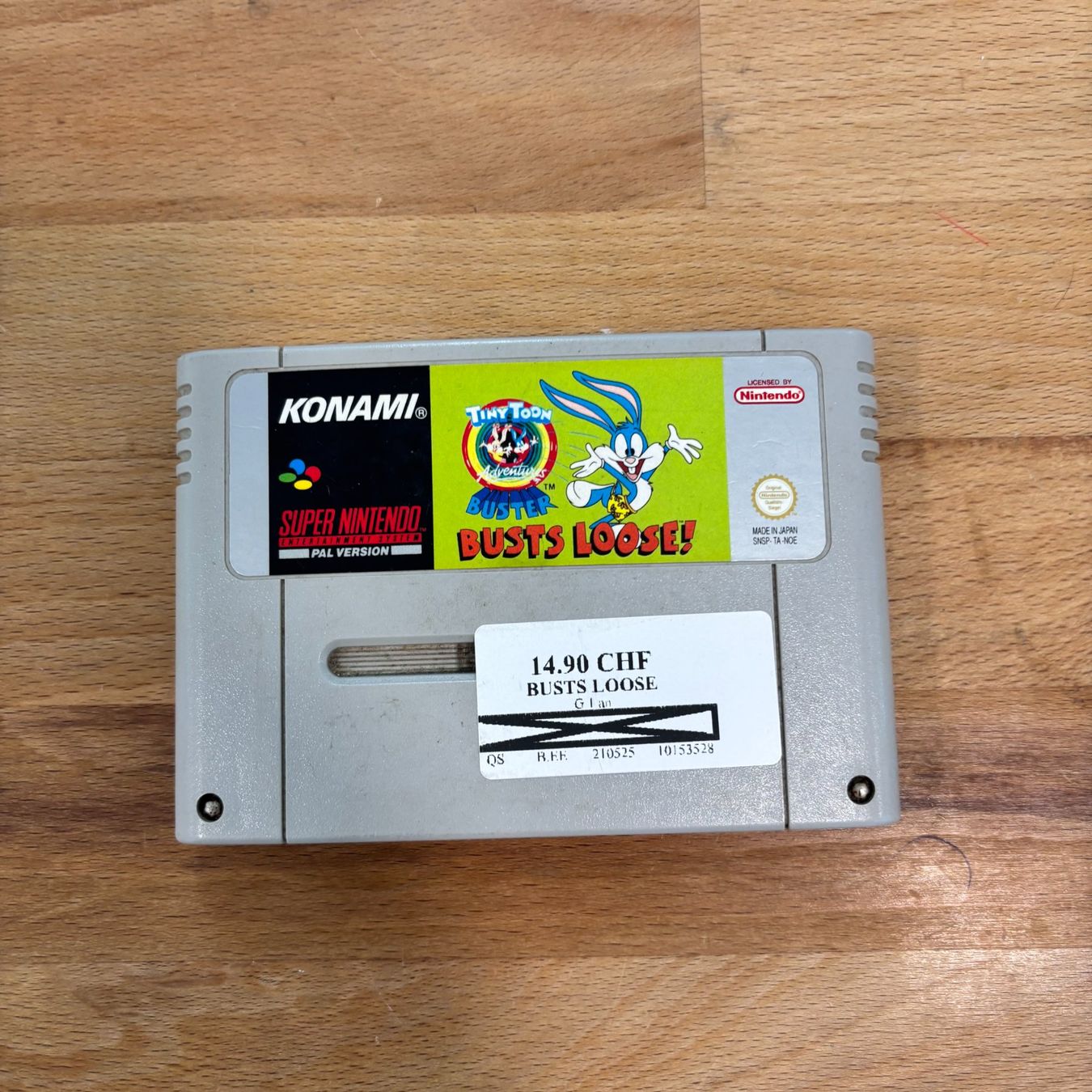 Spiele: Tiny Toon Aventures Super Nintendo – Gebraucht aus Lausanne von Korner-Cash
