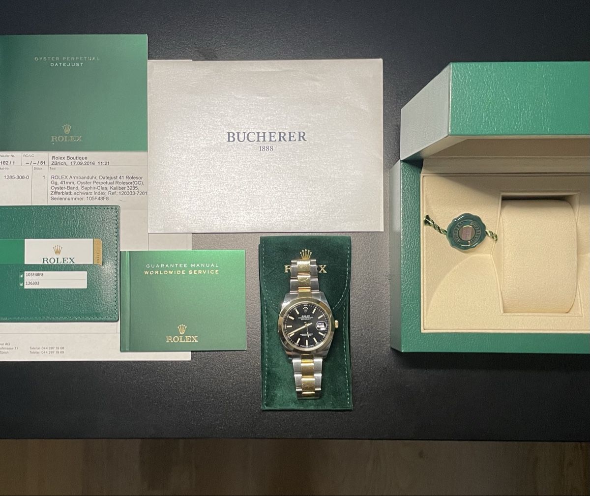 Rolex Orologi: Rolex Datejust 41 Bicolor, Full Set – Usato da Basel venduto da Bsboarder 3