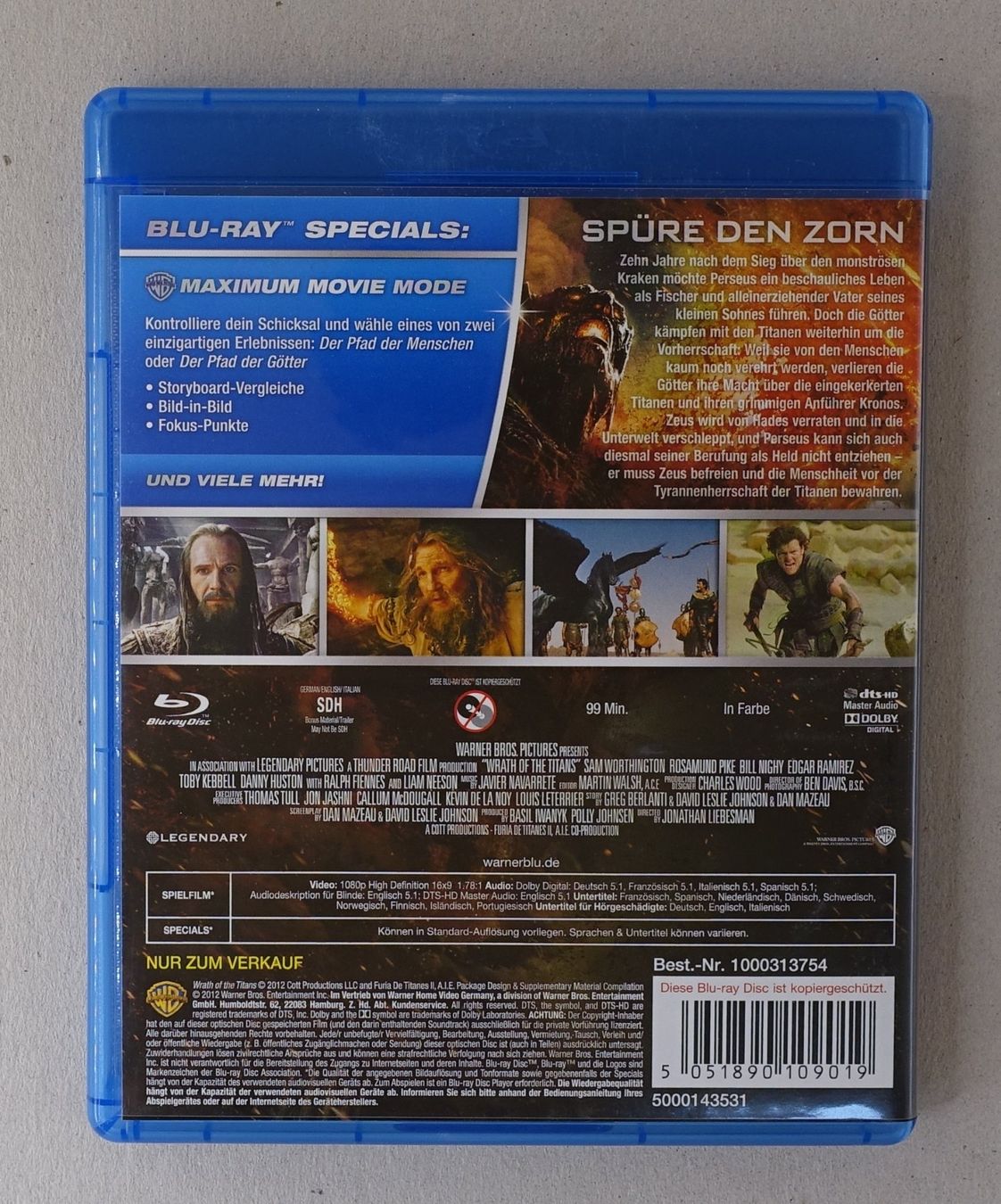Alle DVDs: Zorn der Titanen – Gebraucht aus Sessa von fraenklishop 1