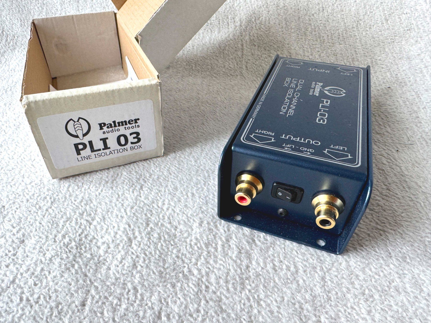 Console di mixaggio: Palmer Dual Channel Line Isolation Box PLI-03 – Nuovo (secondo la descrizione) da Zürich venduto da Malco0 3