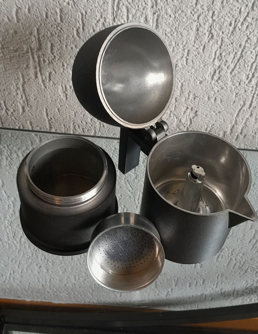 Alessi Macchine per caffè & Macchine per espresso: Alessi Espressokocher Antharzit – Usato da Zürich venduto da Janeway85 4
