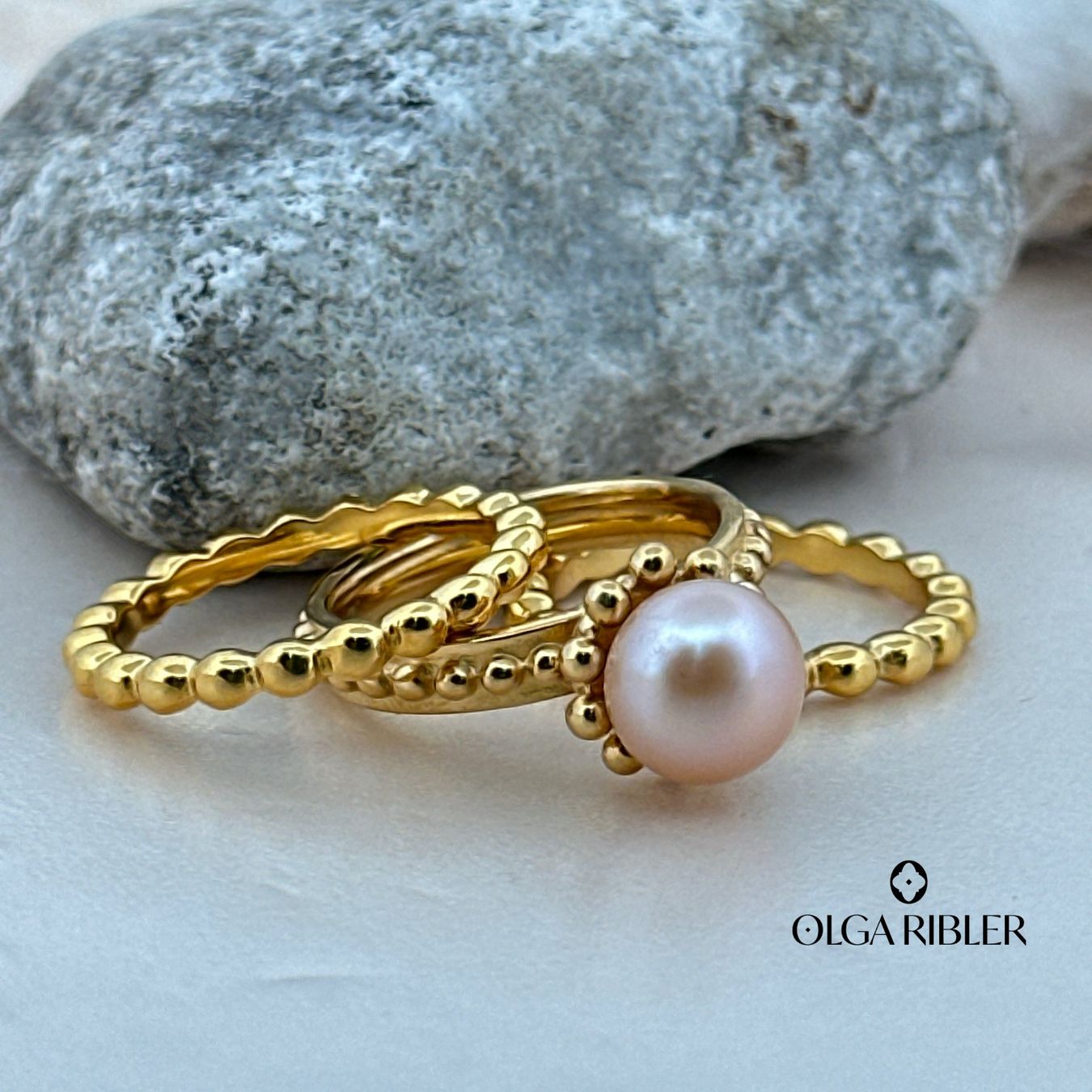 Olga Ribler Bagues: Edelstahl  Ring Set Grösse 61 – Neuf (Voir description) à Luzern par byolgaribleroutlet 5