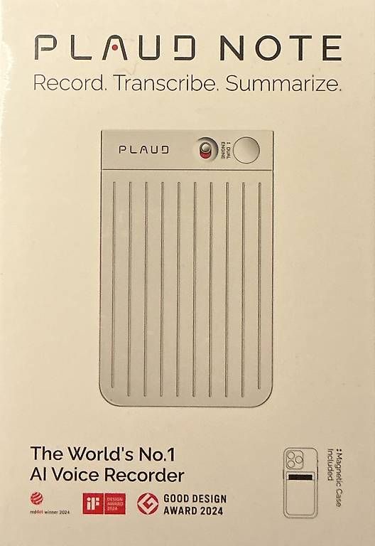 Registratori: PLAUD NOTE Silver - AI Voice Recorder (NEW) – Nuovo e nell'imballaggio originale da Conches venduto da kzoom 2