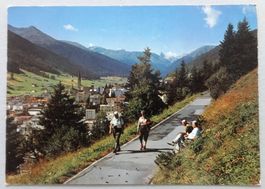 Davos 1560 m, Höhenpromenade gegen Tinzenhorn