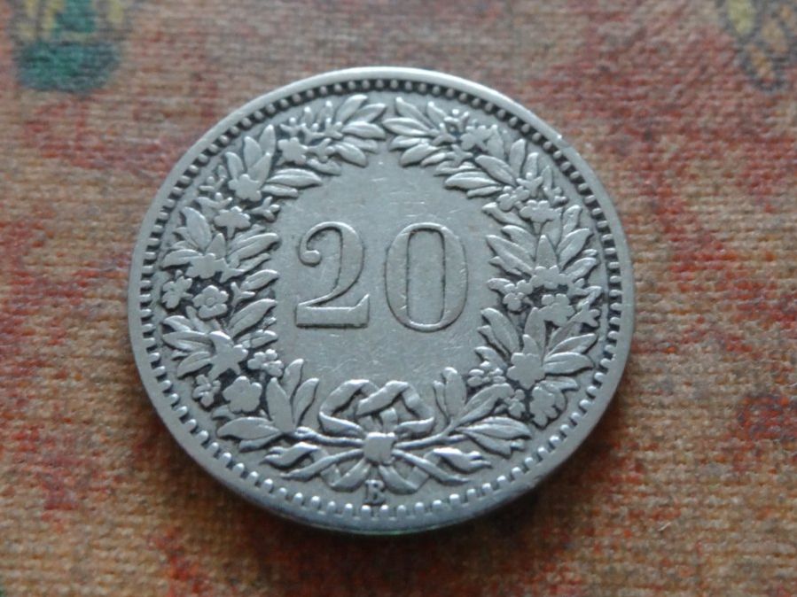 Tutti le monete: 20 Rp. 1884  (C) – Usato da Romanel-sur-Lausanne venduto da Swift13 1