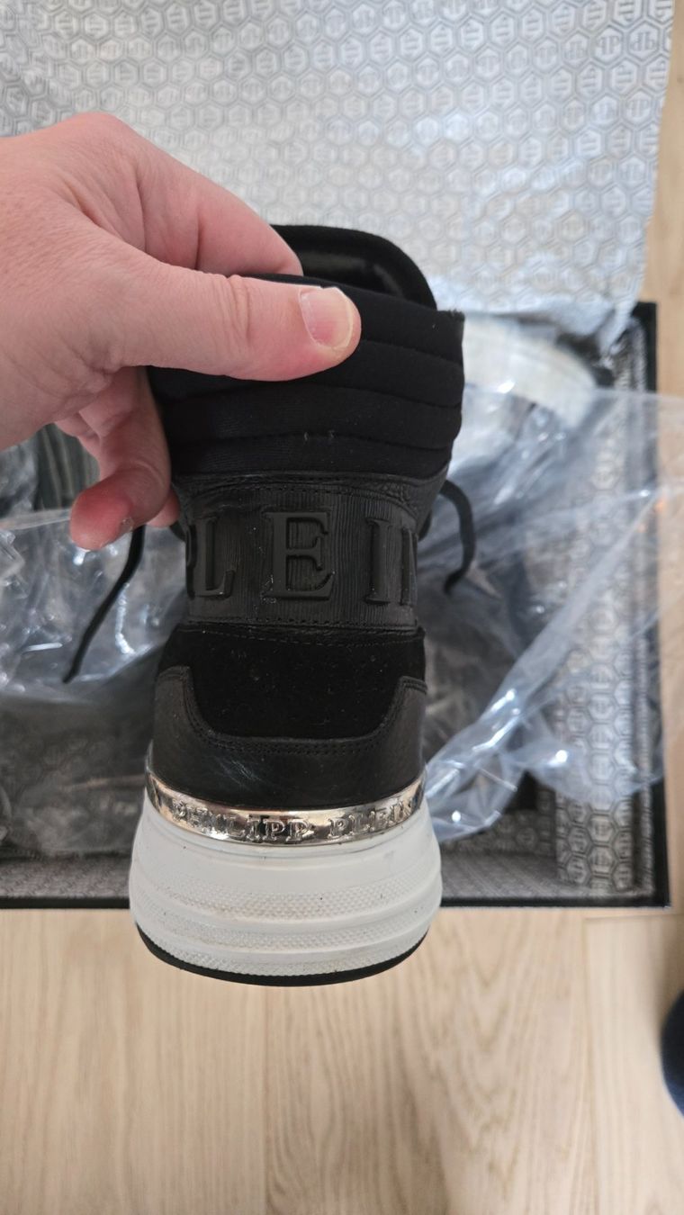 Philipp Plein Scarpe da uomo: Philipp Plein - Phantom Kick - Hi Top - Black – Usato da Horgen venduto da Biffy2010 2