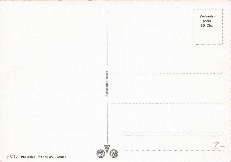 Ansichtskarten: VOGELSCHAU: Thunersee, um 1945 – Gebraucht aus Frauenfeld von POML 1