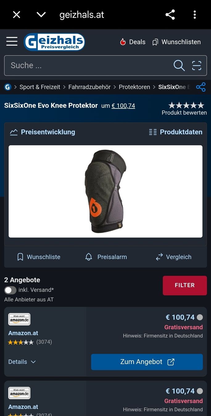 Protezioni & Imbottiture: EVO Knieprotektoren – Usato da Zug venduto da nic_wlj8 3
