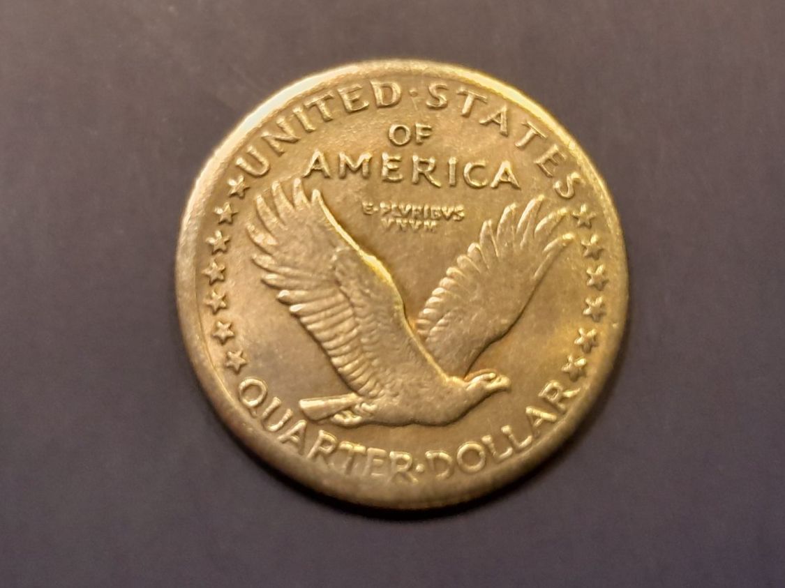 Alle Münzen: 1/4 dollar 1917, USA – Gebraucht aus Aarau von Reto_BA_01 1