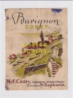 Etikette für Wein - Burignon (Cossy) /bd