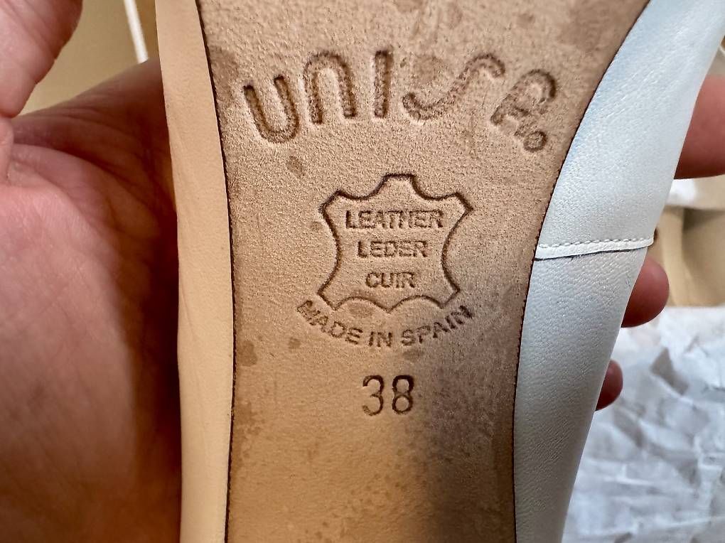Scarpe da donna: Damenschuhe Weiss Echtleder – Usato da Malters venduto da frangecko 2