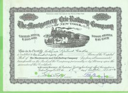 Montgomery and Erie Railway, 1954