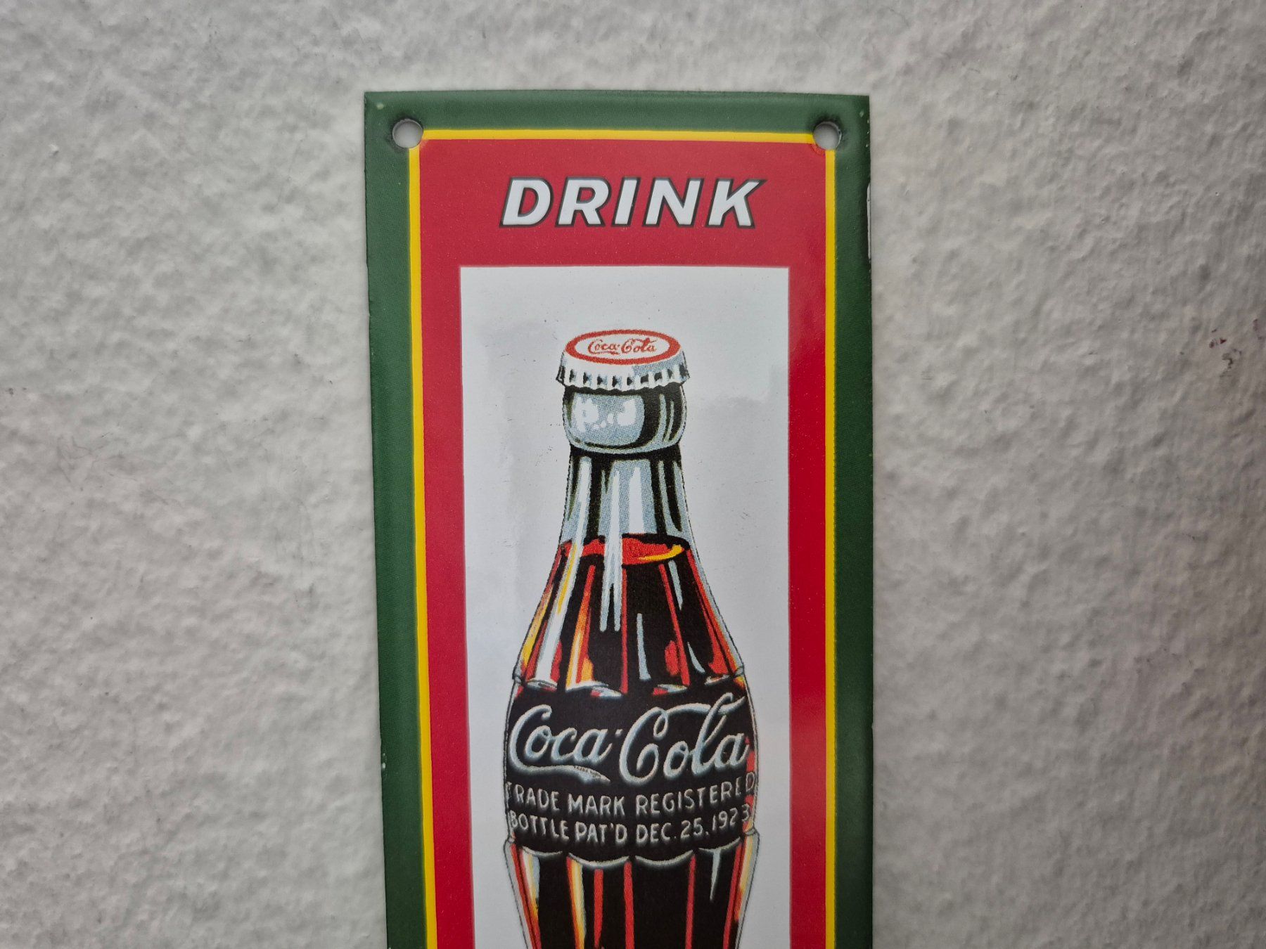 Coca-Cola Insegne: Emailschild Coca Cola Flasche Logo Kneipe Bar Emaille Schild – Nuovo (secondo la descrizione) da Schaffhausen venduto da pfanis09 1