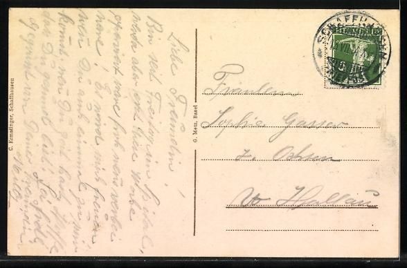 Cartes postales: Schaffhausen, Cantonsspital, Chirurgisch – D'occasion à Berlin par bartko-reher 1