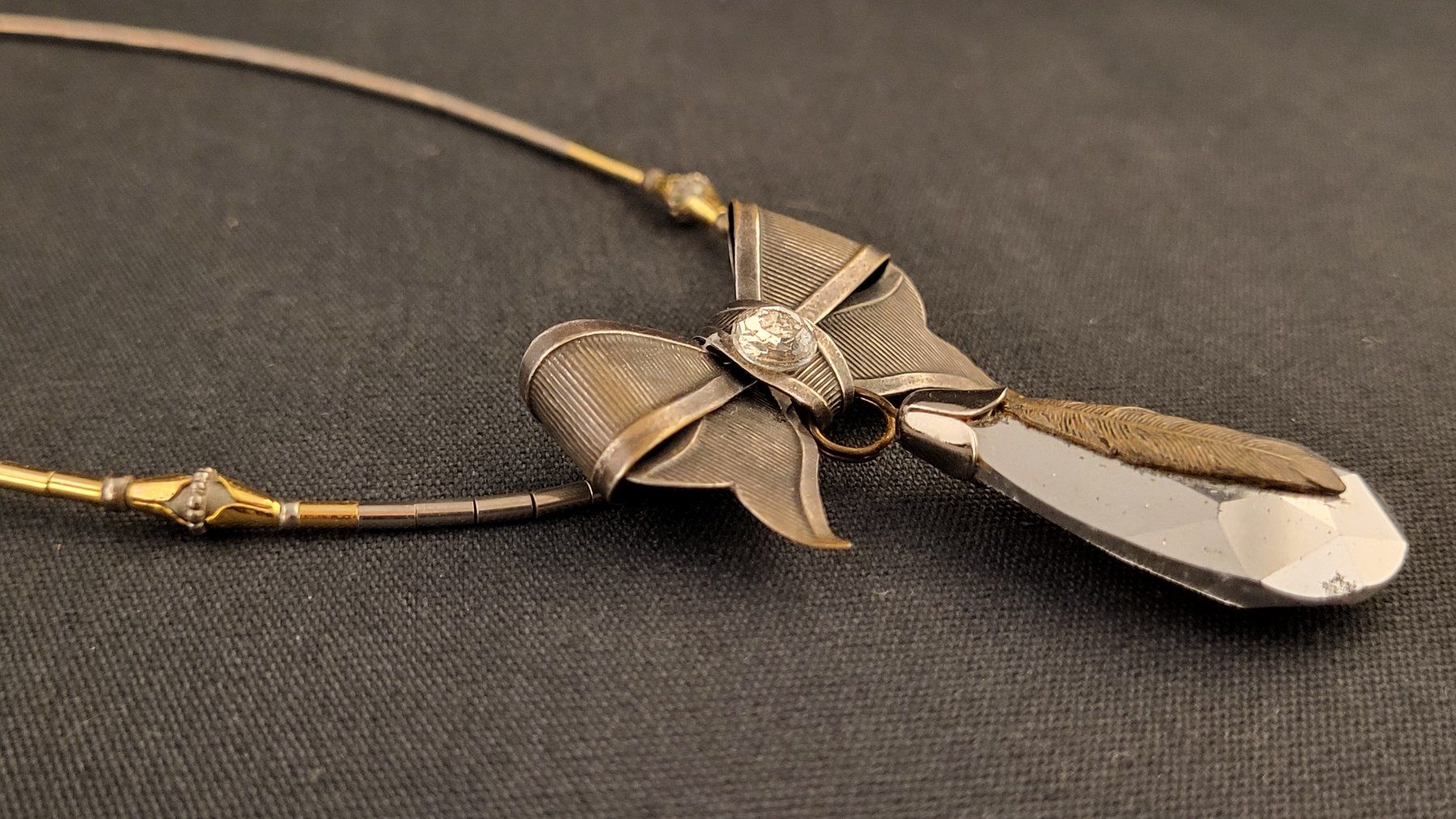 Catenine: Vintage Collier mit Anhänger, Modeschmuck – Usato da Basel venduto da spinne02 2