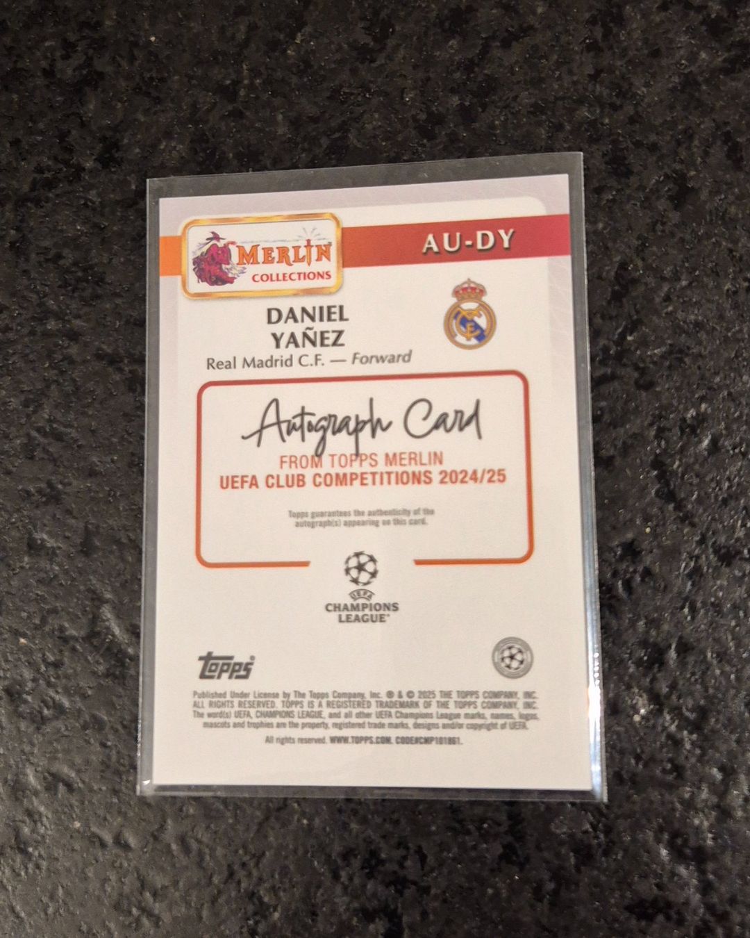 Topps Carte collezionabili: Daniel Yanez RC /199 Autogramm - Real Madrid - Topps – Nuovo (secondo la descrizione) da Burg AG venduto da Danoe 1