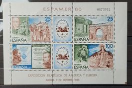 EXPOSICIÓN FILATELICA DE AMERICA Y EUROPA–MADRID, 3-12.10.80