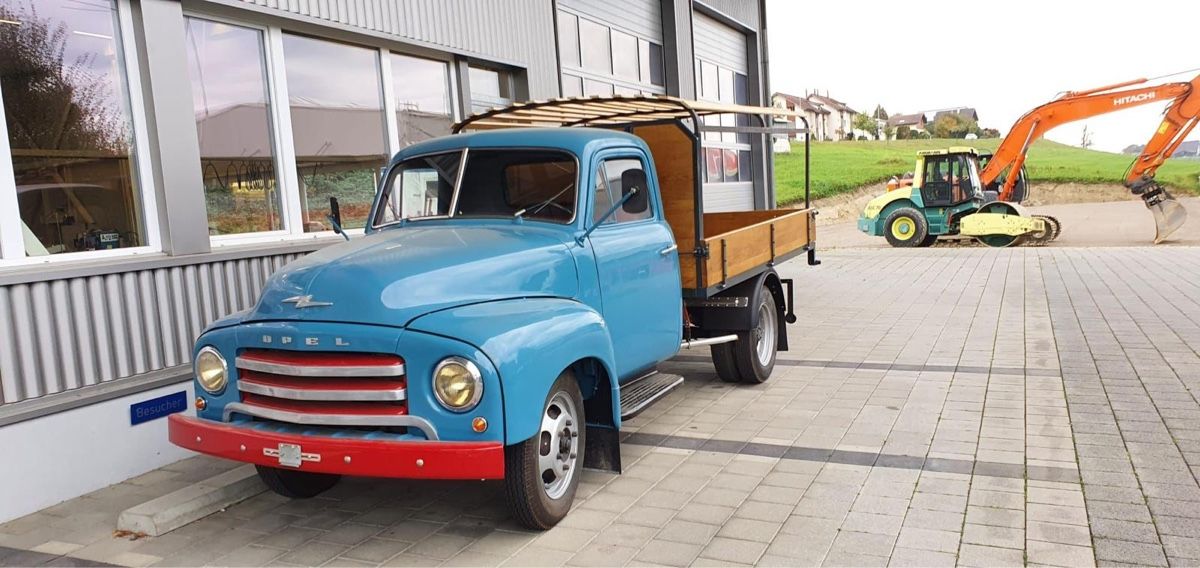 Opel Autos: Opel Blitz Lieferwagen 1.9 Tonner blau Oldtimer – Gebraucht aus Luzern von lelement 1