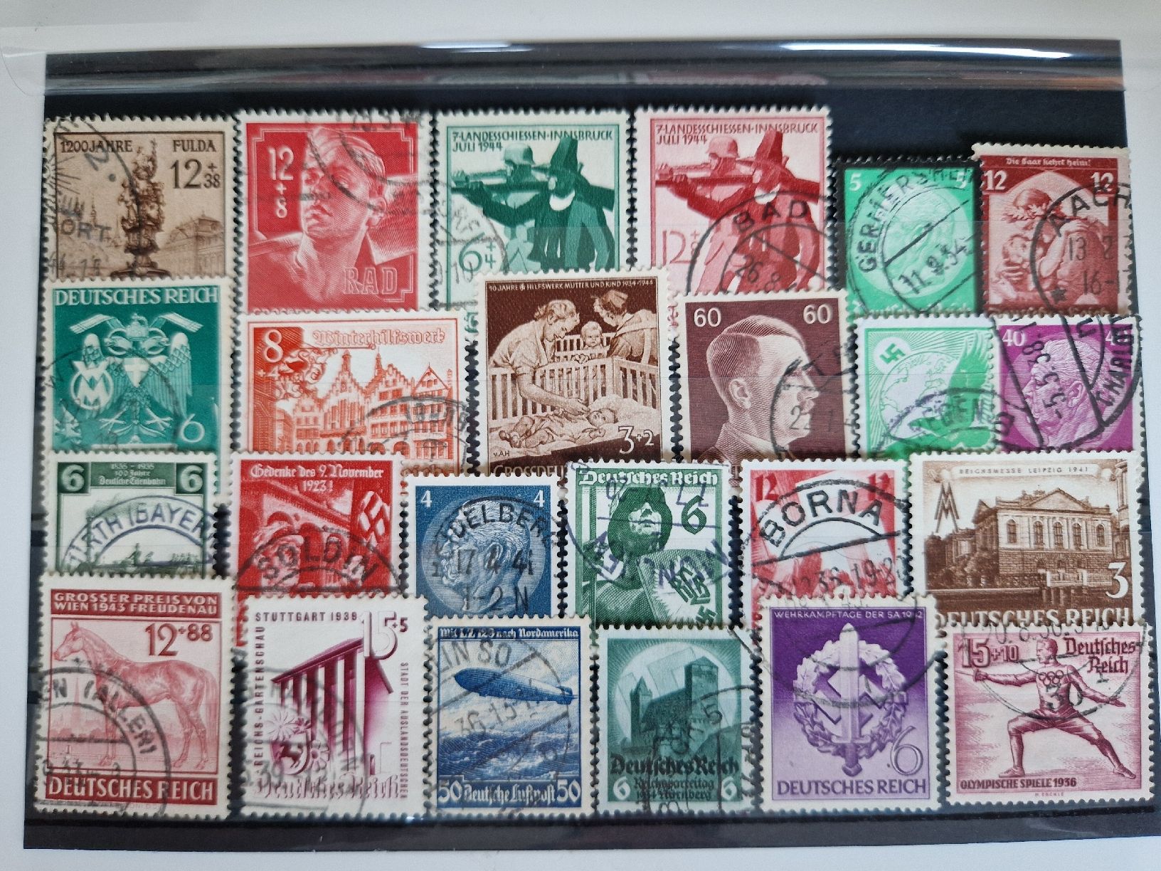 Alle Briefmarken: Deutsches Reich Briefmarken – Gebraucht aus St. Gallen von Enrico_SG