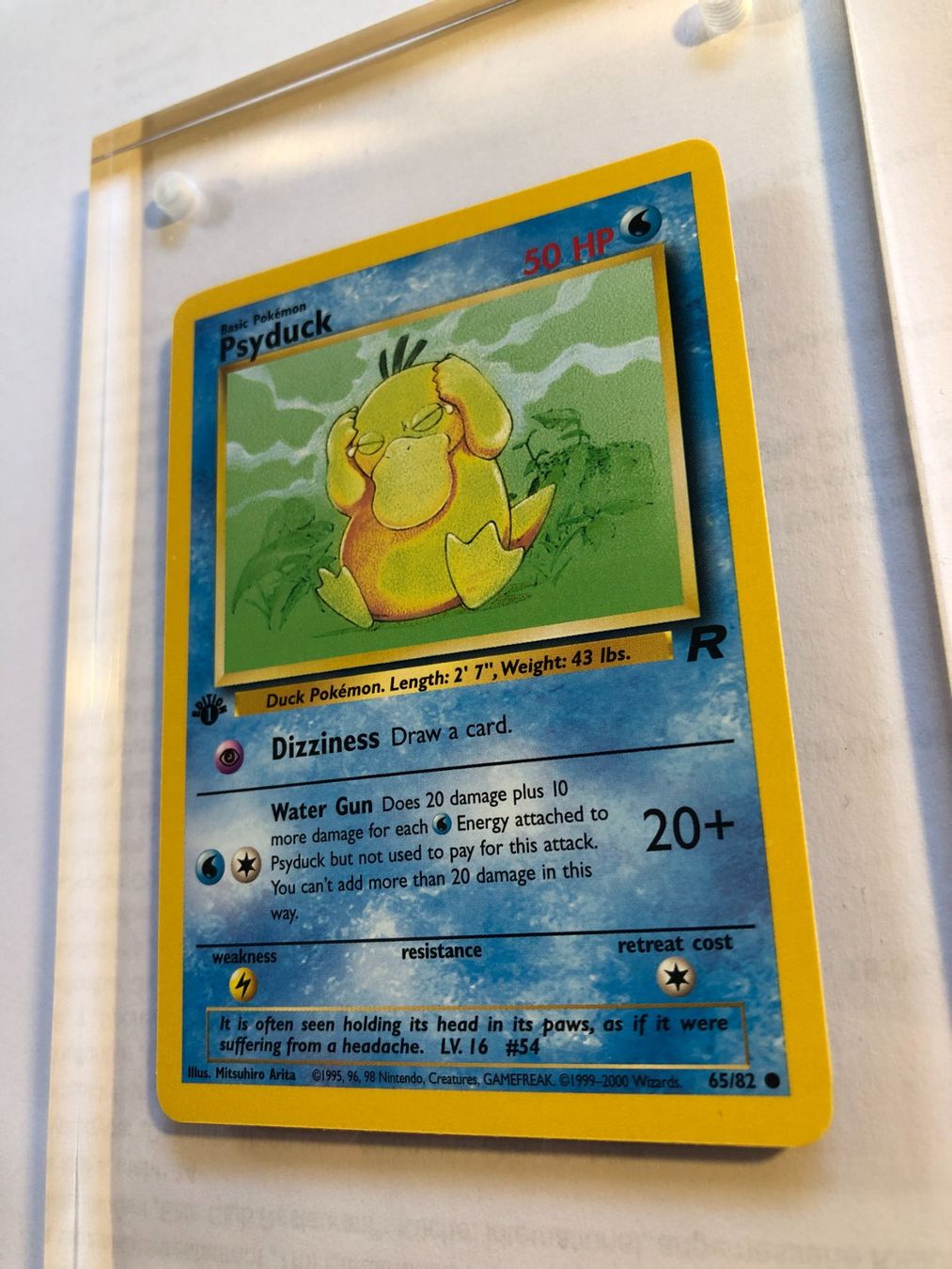Cartes à collectionner: Psyduck 1st Team Rocket - MINT - ab 1.- – D'occasion à Giubiasco par dan_pr8b 2