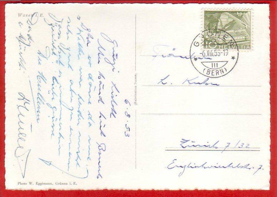 Cartoline postali: WASEN IM EMMENTAL, GROSSFORMAT – Usato da Grüningen venduto da Kartenlaube 1