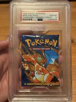 Pokemon Base Set Charizard 1.Edition Triangle Error PSA 10
