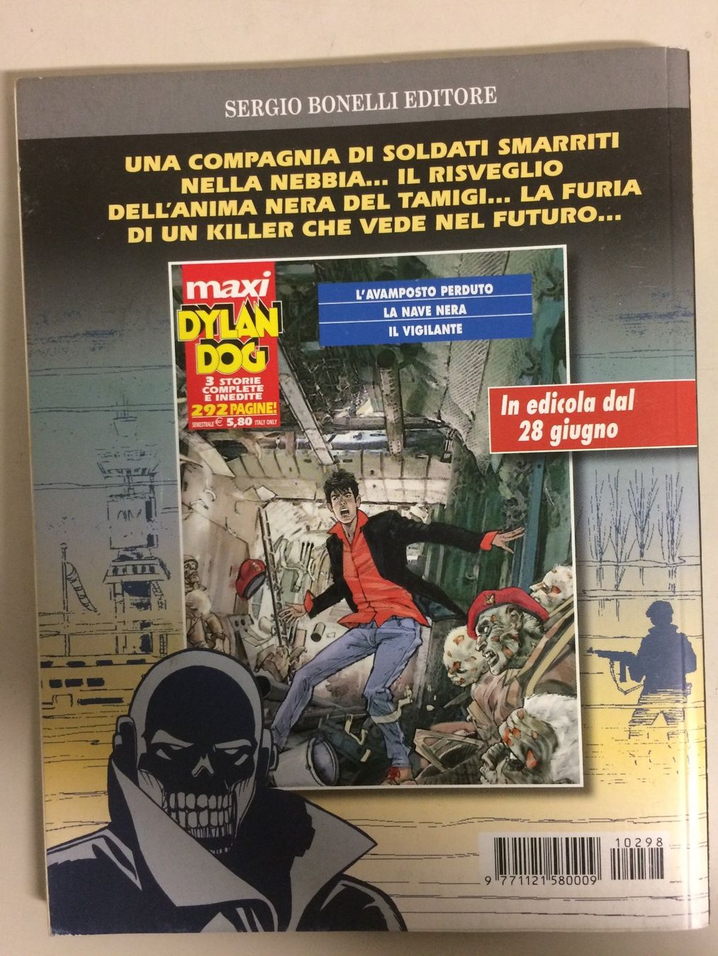 Fumetti: DYLAN DOG  # 298 NELLA TESTA DEL KILLER Sergio Bonelli 2011‪ – Usato da Vezia venduto da Aquarius_Age 1