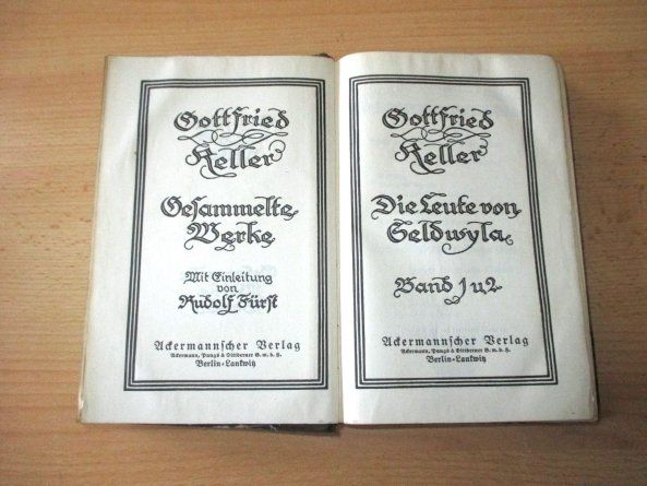 Bücher: Gottfried Keller Gesammelte Werke 5 Bände – Gebraucht aus Flims - Dorf von Stagediver 5