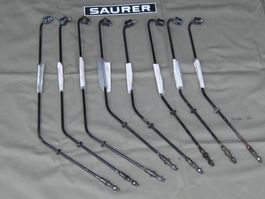 Conduites inj. combustible Moteur SAURER V8 CH1D et ss.