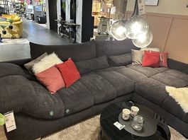 Modernes Ecksofa Anthrazit 3.40 × 2.30 m