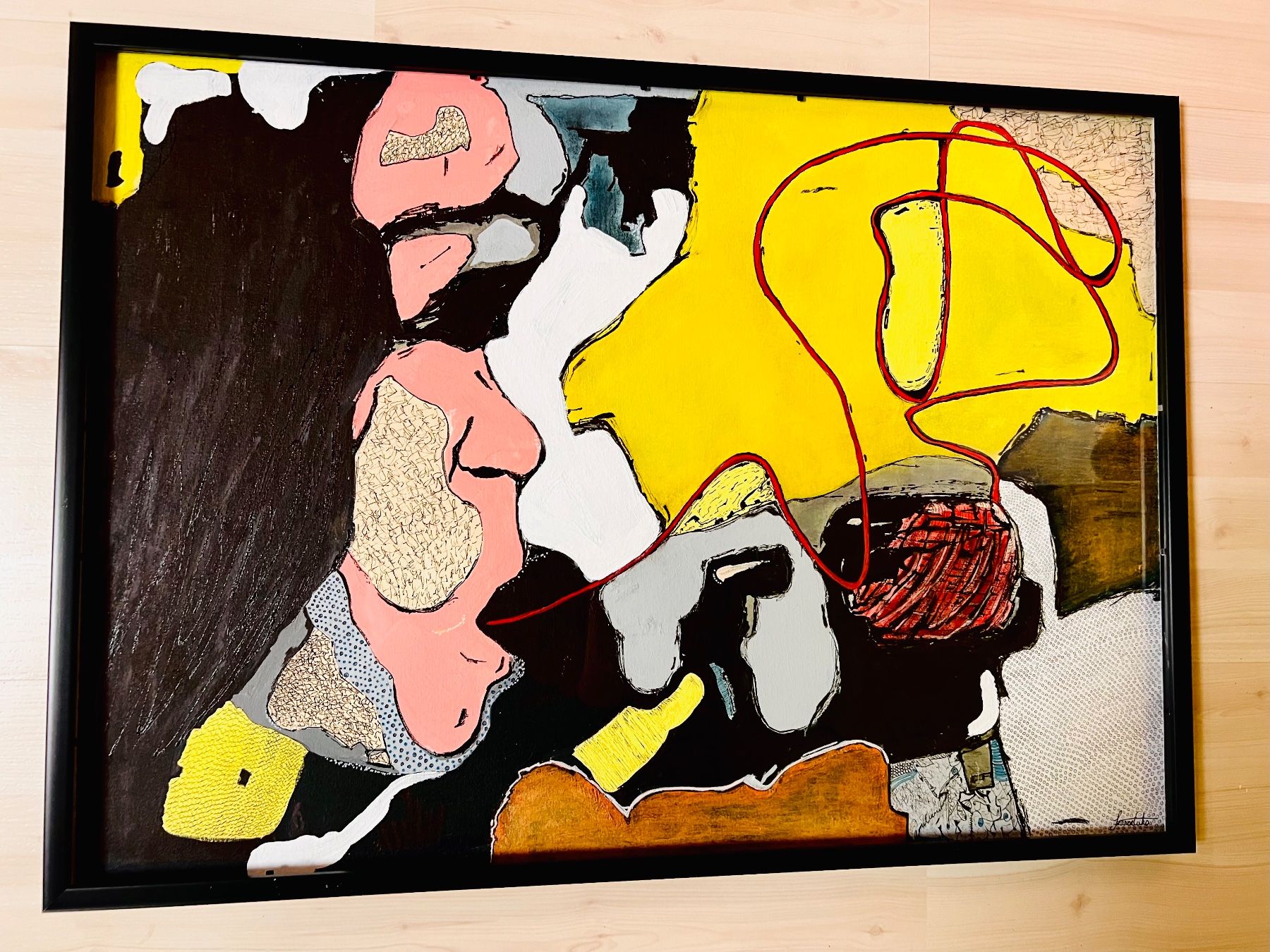 Gemälde: “Thought”50x70cm – Neu und originalverpackt aus Kreuzlingen von eszanza 2