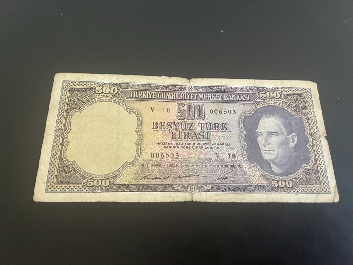 Banconote: 500 Lire 1968 – Usato da Dällikon venduto da Woldbanknoten