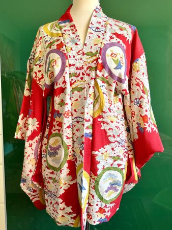 Collector’s piece Japanese Light Haori 100% Silk Embroidery