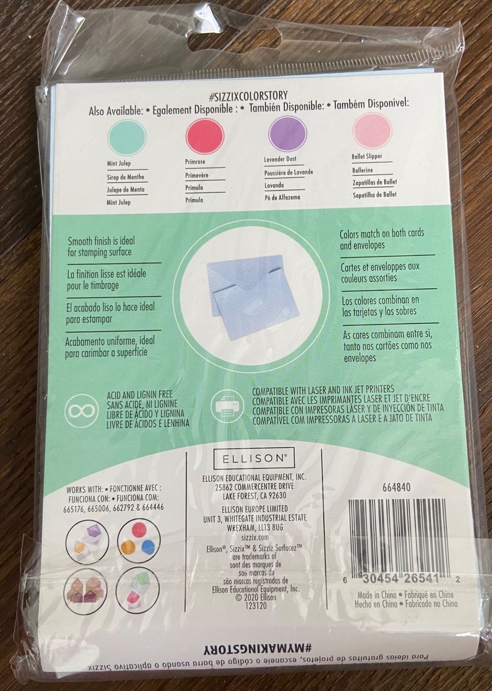 Sizzix Carta: Sizzix Karten und Couvert-Set – Nuovo e nell'imballaggio originale da Zürich venduto da Sunset69 2