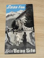 Prospekt / Hotel Beau Site Saas Fee Ausgabe ca. 1930