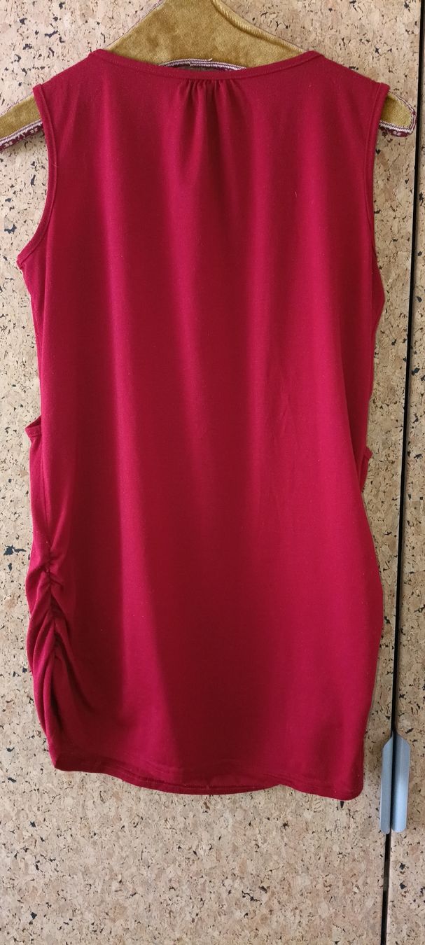 Tuniche: Red-Claret Tank Top, 38 – Usato da Zürich venduto da cat_9cvz 3