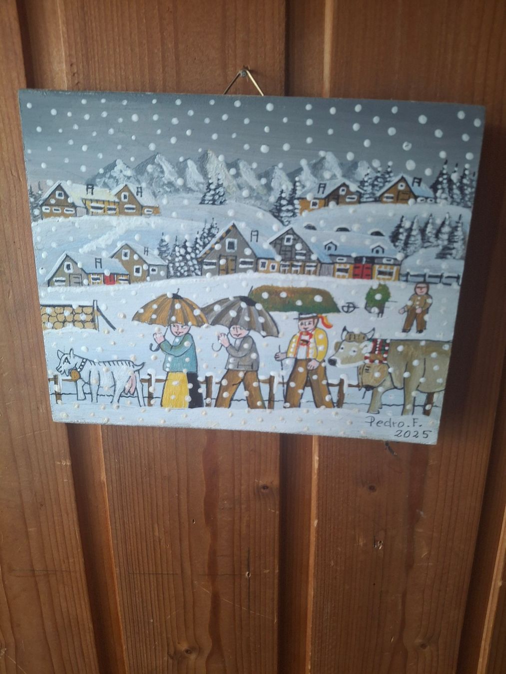 Dipinti: Wunderschöne Mini Winter Bild *  91 – Usato da Zürich venduto da Soragno50