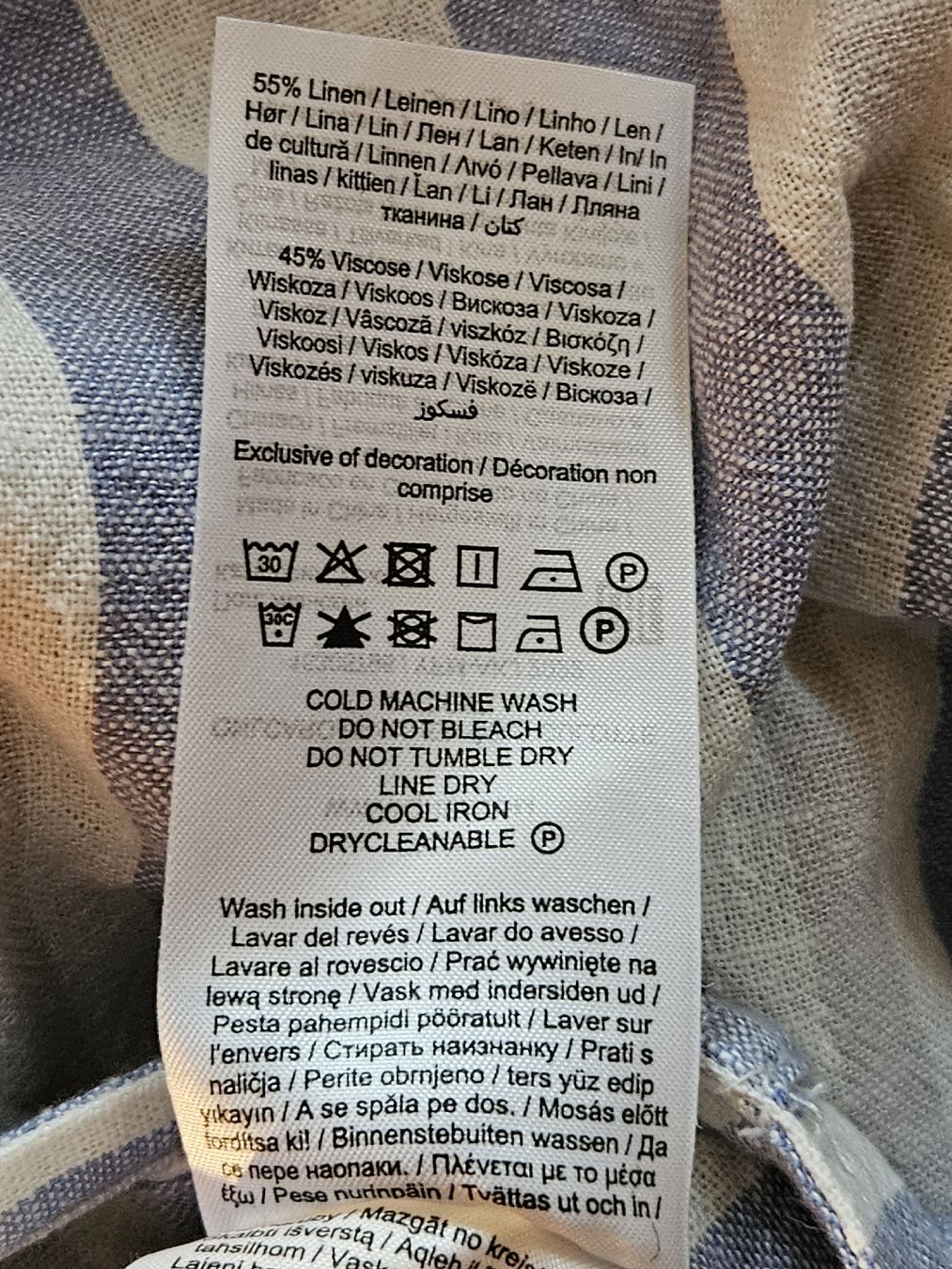 Only Pantaloni: Weite Hose mit Streifen – Usato da Hüttlingen venduto da Thurgi85 2