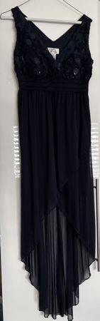 Elegant blue cocktail dress, 36, NEW!
