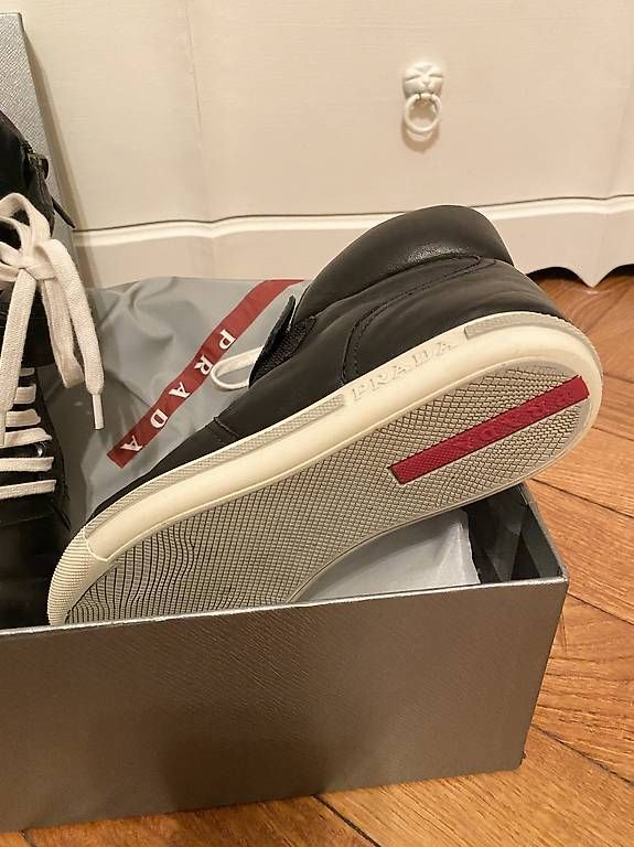 Prada Scarpe da donna: Prada Sneaker Leder – Usato da Zürich venduto da VicParis5 1