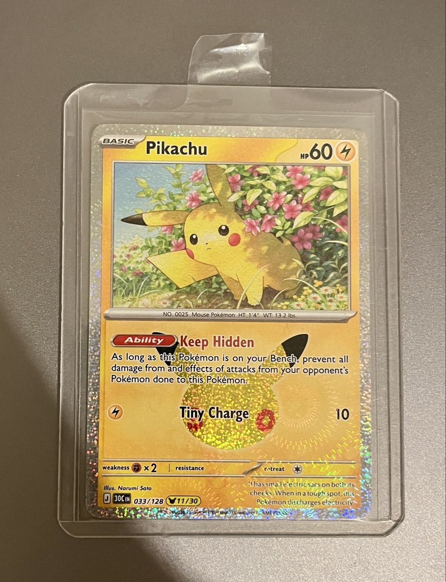Pokémon Carte collezionabili: Pikachu (033/128) - 30th Celebration – Nuovo (secondo la descrizione) da Abtwil SG venduto da Doemiyoo