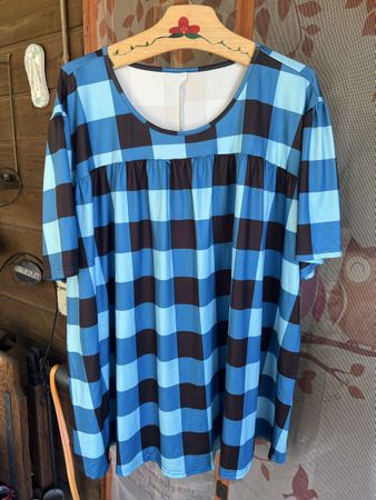 T-Shirt 8XL „kariert“ 