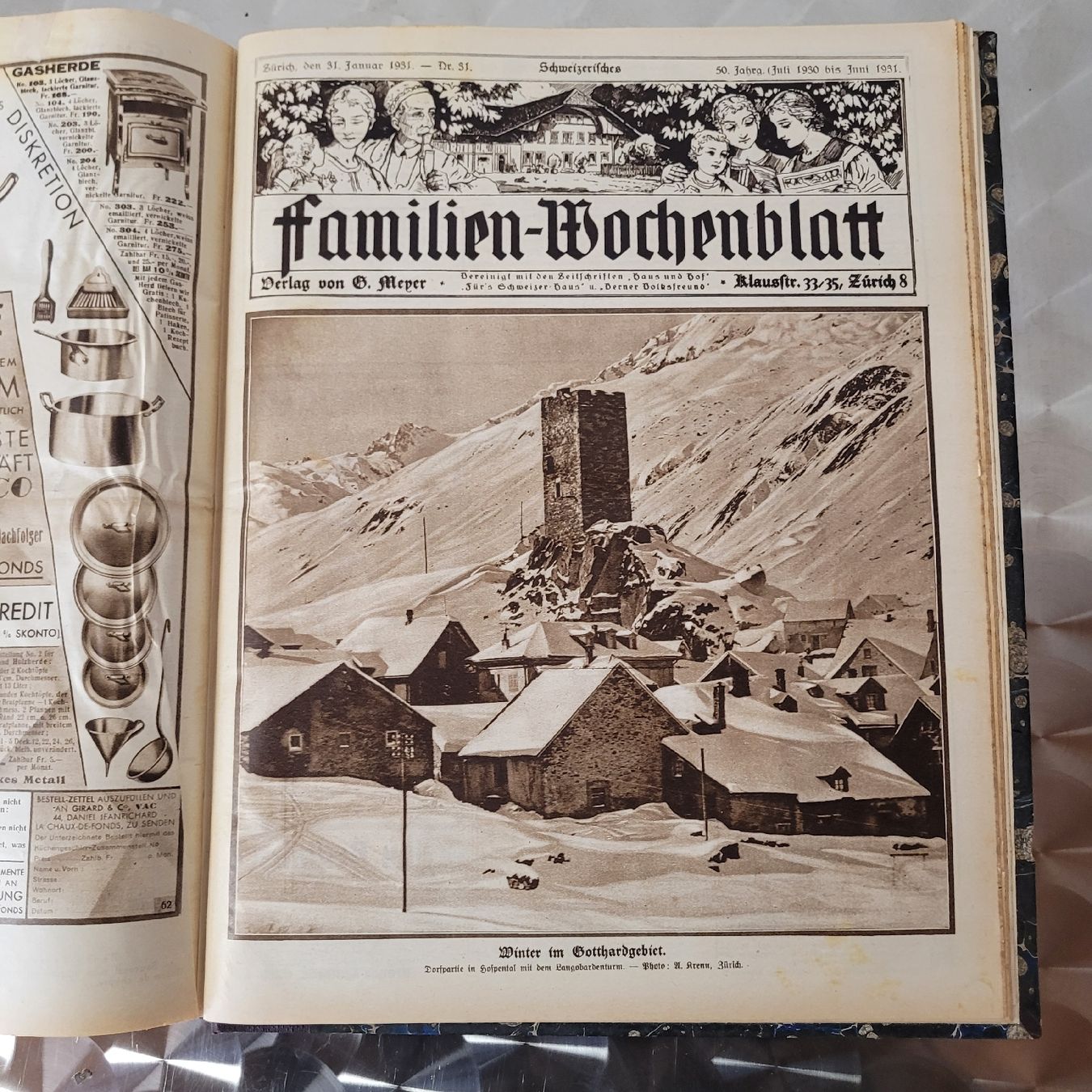 Libri: buch zürcher wochenblatt 1930 – Usato da Reichenburg venduto da AK307 9