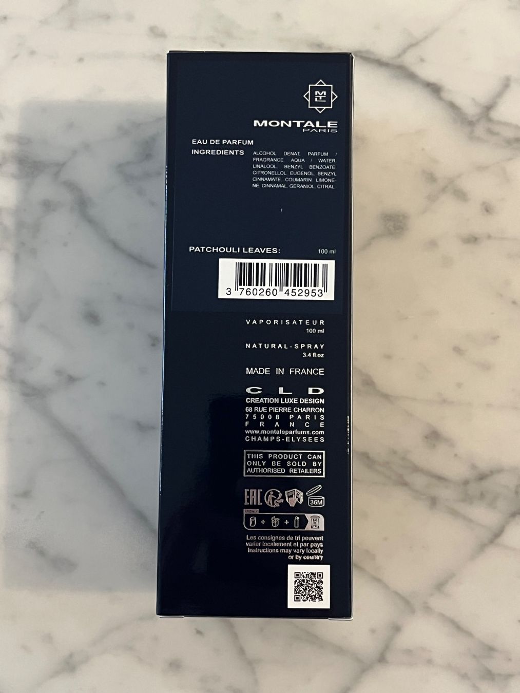 Montale Parfum & Eau de Toilette: Montale Patchouli Leaves Eau de Parfum 100ml – Gebraucht aus Wetzikon ZH von MW.S 1
