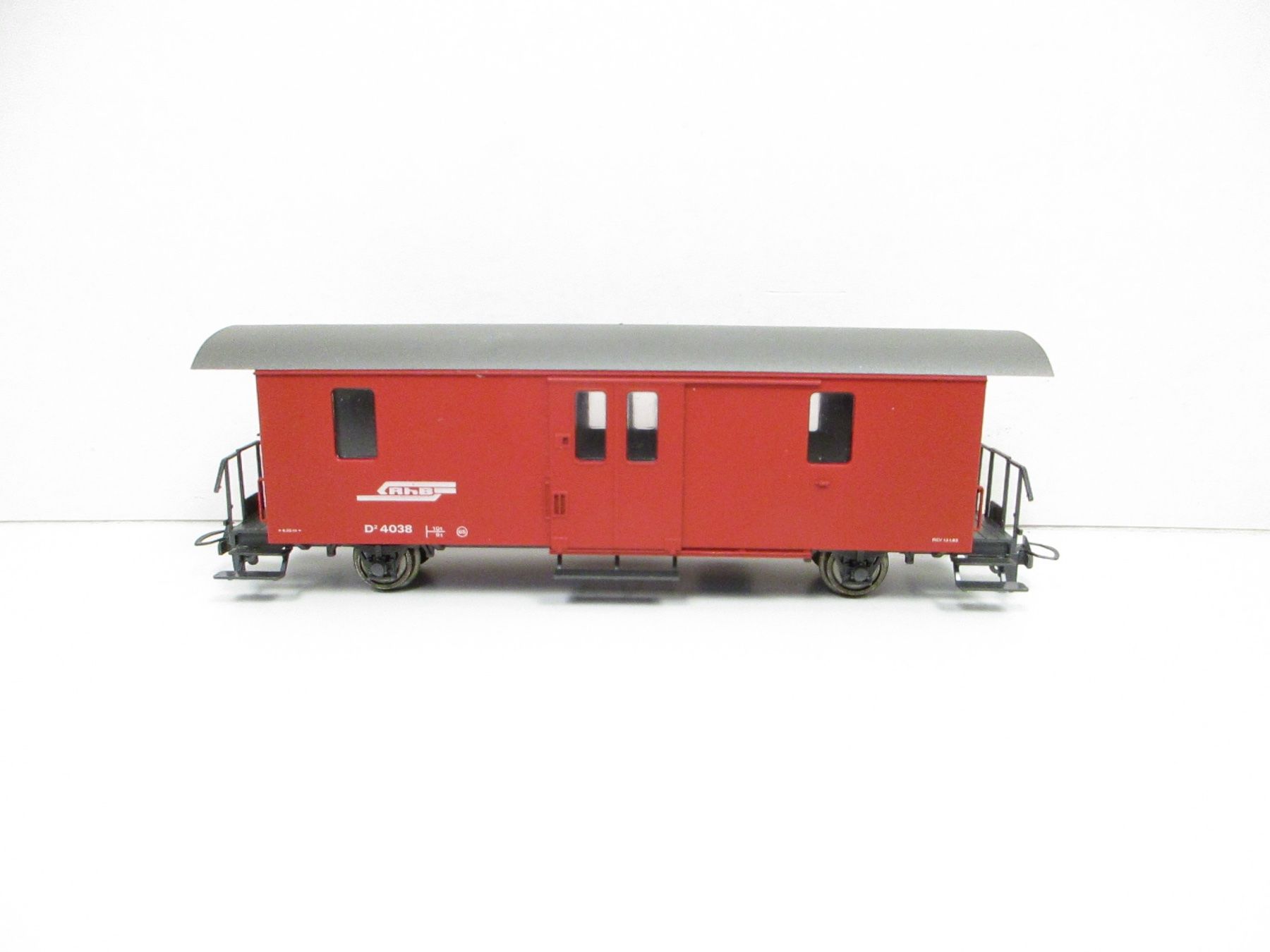 Bemo Trains électriques: Bemo H0m 3263 RhB Gepäckwagen D2 4038 rot – Neuf avec emballage d'origine à Olten par Heinrich875 2