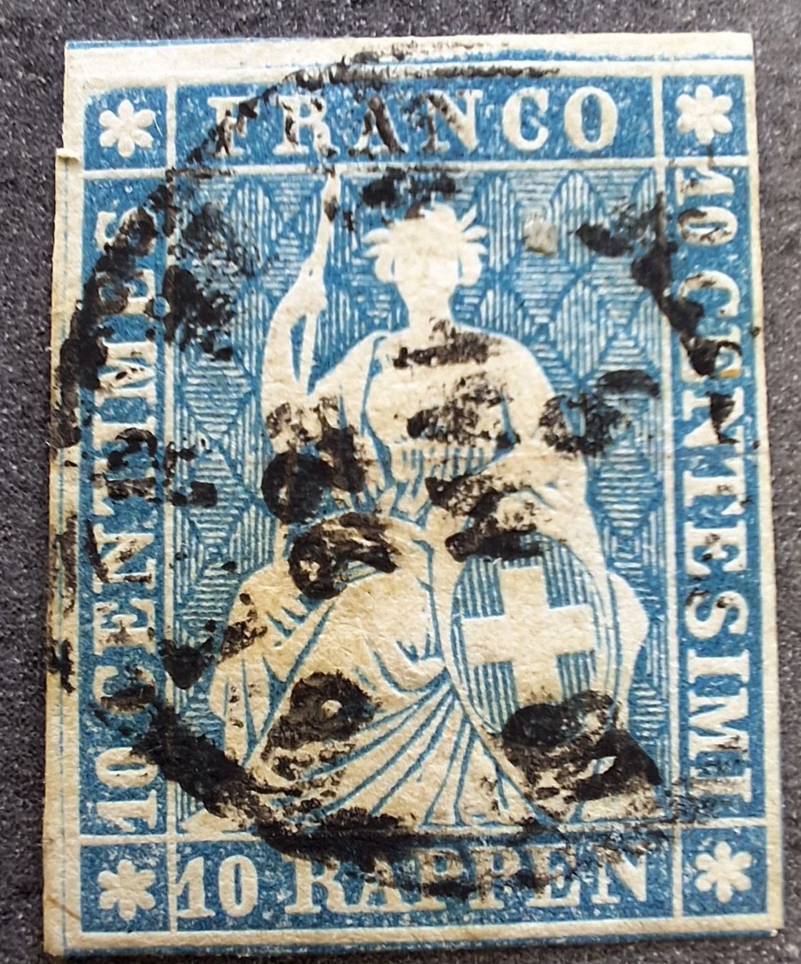 Tutti i francobolli: Strubel 23C – Usato da Balgach venduto da SIMEON27