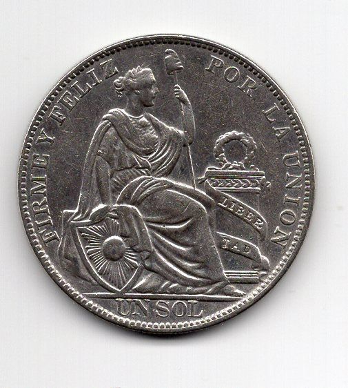 Tutti le monete: (309) Peru, 1 Sol, 1930, vz – Usato da Rüthi (Rheintal) venduto da erdnuessli1